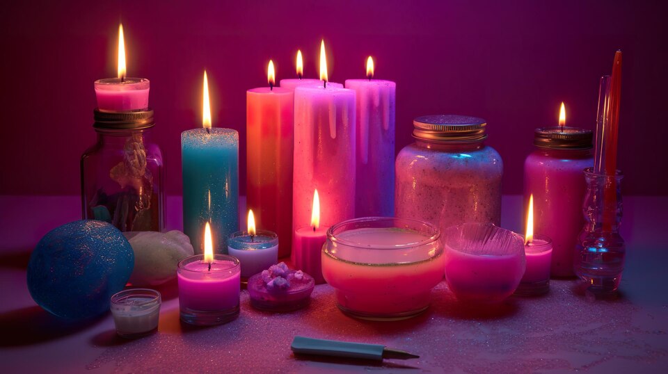 Paquete de 2 velas aromáticas para el hogar, velas de lavanda, velas de  aromaterapia de 3 mechas para mujeres, velas en tarro grande de larga  duración